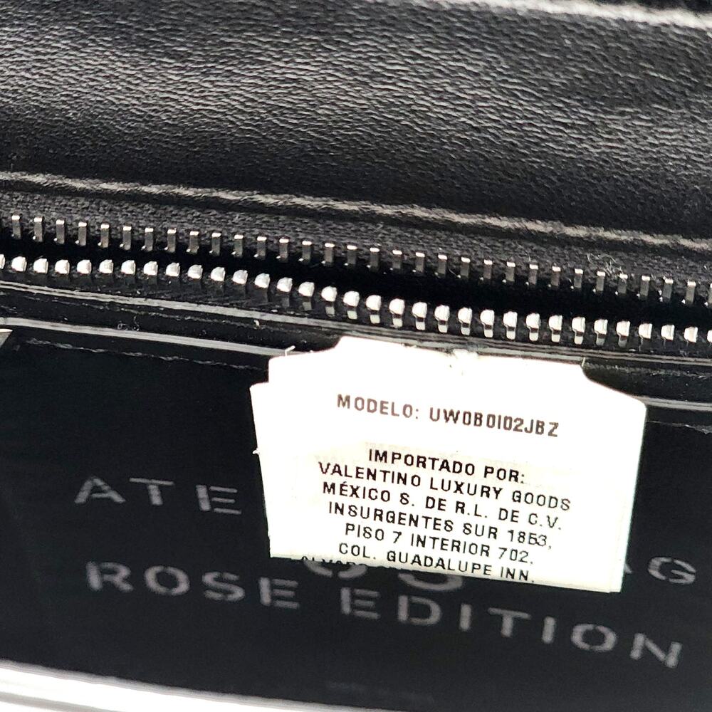 VALENTINO GARAVANI ATELIER BAG 03 ROSE EDITION BLACK NWT - Picture 7 of 16